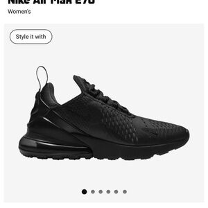 Nike Air Max 270 Black Sneakers